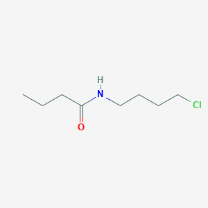 molecular formula C8H16ClNO B1219287 N-(4-chlorobutyl)butanamide 