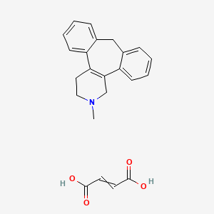molecular formula C23H23NO4 B1219298 Setiptiline (maleate) 