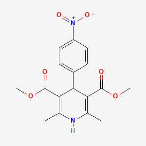 molecular formula C17H18N2O6 B1219309 Calcium Channel antagonist 5 CAS No. 21829-09-4
