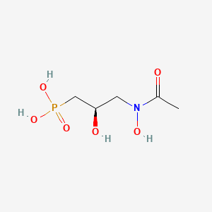 Phosphonic acid, (3-(acetylhydroxyamino)-2-hydroxypropyl)-, (R)-