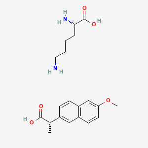 molecular formula C20H28N2O5 B1219312 Naproxen lysine CAS No. 76201-68-8