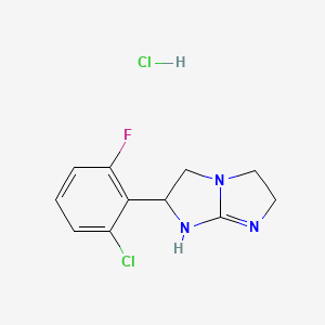 1H-Imidazo(1,2-a)imidazole, 2-(2-chloro-6-fluorophenyl)-2,3,5,6-tetrahydro-, monohydrochloride