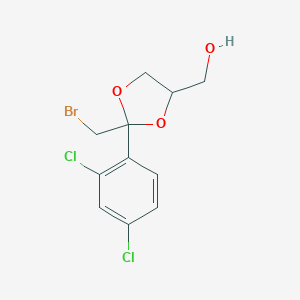 (2-(Bromomethyl)-2-(2,4-dichlorophenyl)-1,3-dioxolan-4-yl)methanol
