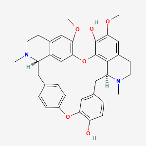 molecular formula C36H38N2O6 B1219321 (+)-Atherospermoline CAS No. 21008-67-3