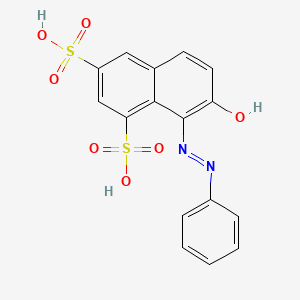 molecular formula C16H12N2O7S2 B1219325 orange G free acid CAS No. 14245-98-8