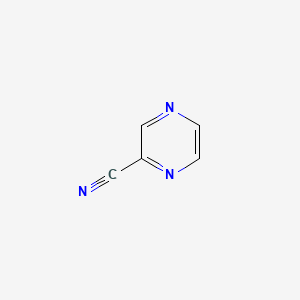 molecular formula C5H3N3 B1219330 Pyrazinecarbonitrile CAS No. 19847-12-2