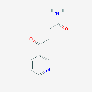 molecular formula C9H10N2O2 B1219332 4-Oxo-4-(3-pyridyl)-butanamide 