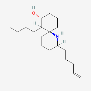 molecular formula C19H35NO B1219353 Decahydrohistrionicotoxin CAS No. 74674-96-7