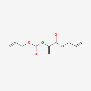 molecular formula C10H12O5 B1219354 Allyl-alpha-allyloxycarbonyloxyacrylate CAS No. 72782-44-6