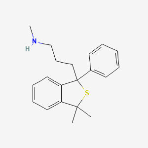 molecular formula C20H25NS B1219376 Talsupram CAS No. 21489-20-3