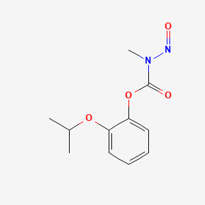 molecular formula C11H14N2O4 B1219379 o-Isopropoxyphenyl methylnitrosocarbamate CAS No. 38777-13-8