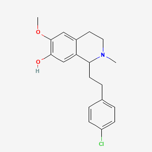 molecular formula C19H22ClNO2 B1219381 Ro 04-5595 