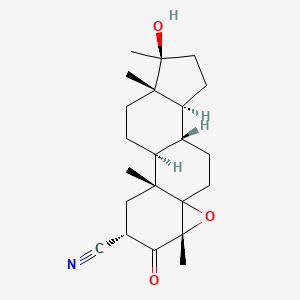 molecular formula C22H31NO3 B1219384 4,17-Dimethyltrilostane CAS No. 71507-79-4