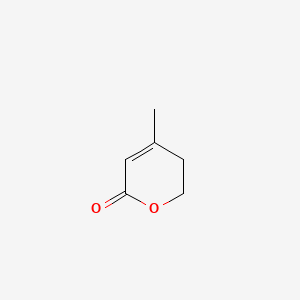 molecular formula C6H8O2 B1219413 2H-Pyran-2-one, 5,6-dihydro-4-methyl- CAS No. 2381-87-5