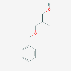 molecular formula C11H16O2 B1219414 3-(Benzyloxy)-2-methylpropan-1-ol CAS No. 64839-09-4