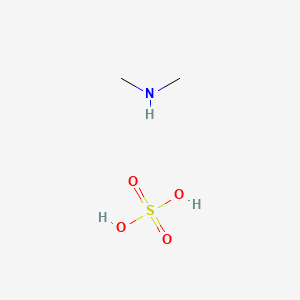 molecular formula C2H9NO4S B1219427 dimethylamine sulfate CAS No. 21249-13-8