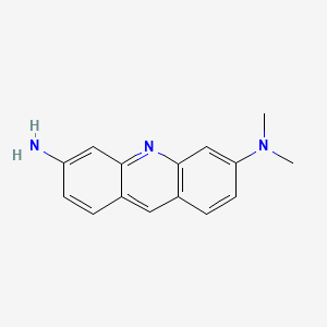 molecular formula C15H15N3 B1219428 3,6-Acridinediamine, N,N-dimethyl- CAS No. 25636-16-2