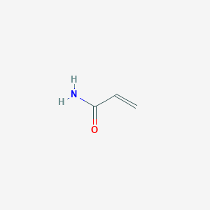 molecular formula C3H5NO<br>CH2=CH-CONH2<br>C3H5NO B121943 Acrylamide CAS No. 9003-05-8