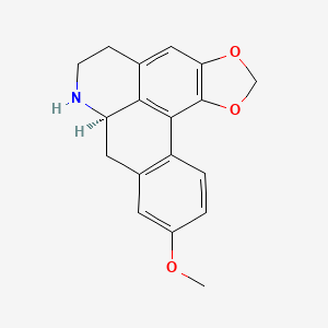 molecular formula C18H17NO3 B1219430 木瓜碱 CAS No. 517-71-5