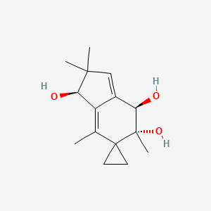 molecular formula C15H22O3 B1219432 Dihydroilludin M CAS No. 34338-99-3
