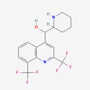 molecular formula C17H16F6N2O B1219436 Mefloquine CAS No. 49752-90-1
