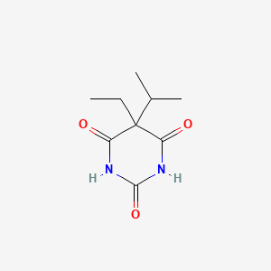 molecular formula C9H14N2O3 B1219439 Probarbital CAS No. 76-76-6