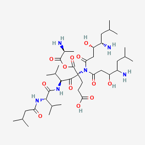 Pepstatyl, glutamic acid