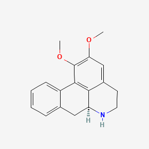molecular formula C18H19NO2 B1219462 Nornuciferine CAS No. 54750-04-8