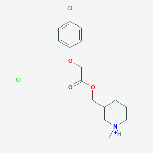 (1-Methyl-3-piperidinyl)methyl (4-chlorophenoxy)acetate hydrochloride
