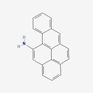 molecular formula C20H13N B1219468 11-Aminobenzo(a)pyrene CAS No. 82507-22-0