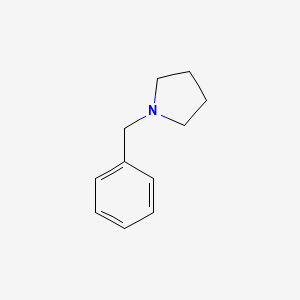 molecular formula C11H15N B1219470 1-Benzylpyrrolidine CAS No. 29897-82-3
