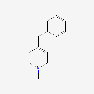 molecular formula C13H17N B1219489 4-Benzyl-1-methyl-1,2,3,6-tetrahydropyridine CAS No. 1859-28-5