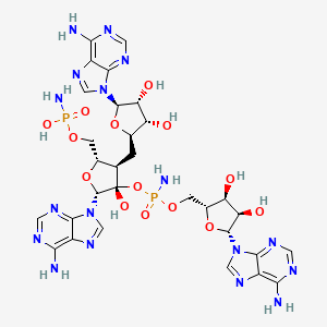 molecular formula C30H39N17O14P2 B1219494 Aaa-bppa CAS No. 81010-22-2