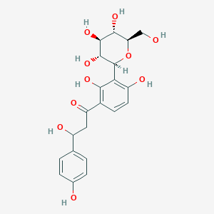 1-[2,4-dihydroxy-3-[(2S,3R,4R,5S,6R)-3,4,5-trihydroxy-6-(hydroxymethyl)oxan-2-yl]phenyl]-3-hydroxy-3-(4-hydroxyphenyl)propan-1-one