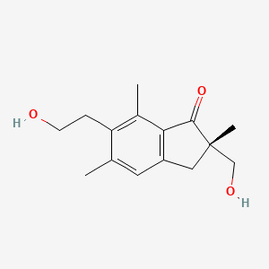 molecular formula C15H20O3 B1219501 Pterosin A CAS No. 35910-16-8
