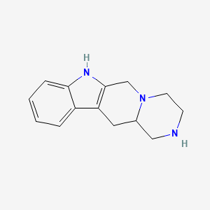 1,2,3,4,6,7,12,12a-Octahydropyrazino(2',1':6,1)pyrido(3,4-b)indole