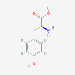 molecular formula C9H11NO3 B121951 L-Tyrosine-d4 CAS No. 62595-14-6