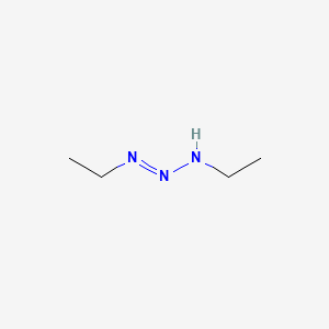 molecular formula C4H11N3 B1219514 1,3-Diethyltriazene CAS No. 63980-20-1