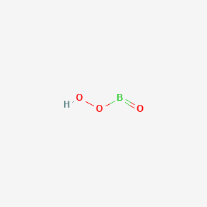 molecular formula BHO3 B1219528 Perboric acid CAS No. 14034-78-7