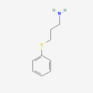 molecular formula C9H13NS B1219534 1-Propanamine, 3-(phenylthio)- CAS No. 2015-09-0