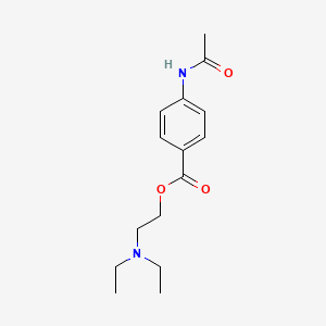 molecular formula C15H22N2O3 B1219535 N-Acetylprocaine CAS No. 6062-23-3