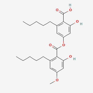 molecular formula C25H32O7 B1219541 Perlatolinic acid CAS No. 529-47-5