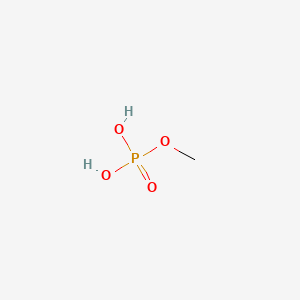 molecular formula CH5O4P B1219543 Methyl dihydrogen phosphate CAS No. 812-00-0