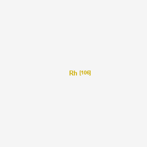 molecular formula Rh B1219547 Rhodium-106 CAS No. 14234-34-5