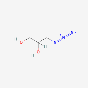 molecular formula C3H7N3O2 B1219550 3-Azido-1,2-propanediol CAS No. 73018-98-1