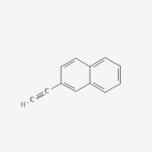 molecular formula C12H8 B1219554 2-Ethynylnaphthalene CAS No. 2949-26-0