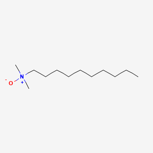 molecular formula C12H27NO B1219559 Capric dimethyl amine oxide CAS No. 2605-79-0