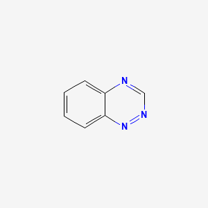 molecular formula C7H5N3 B1219565 1,2,4-Benzotriazine CAS No. 254-87-5