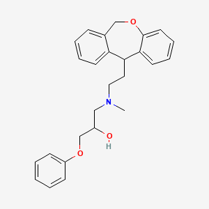 molecular formula C26H29NO3 B1219567 Doxaminol CAS No. 55286-56-1