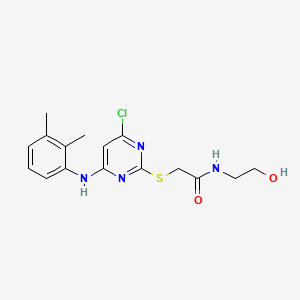 molecular formula C16H19ClN4O2S B1219568 Pirinixil CAS No. 65089-17-0